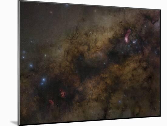 The Galactic Center of the Milky Way Galaxy-null-Mounted Photographic Print