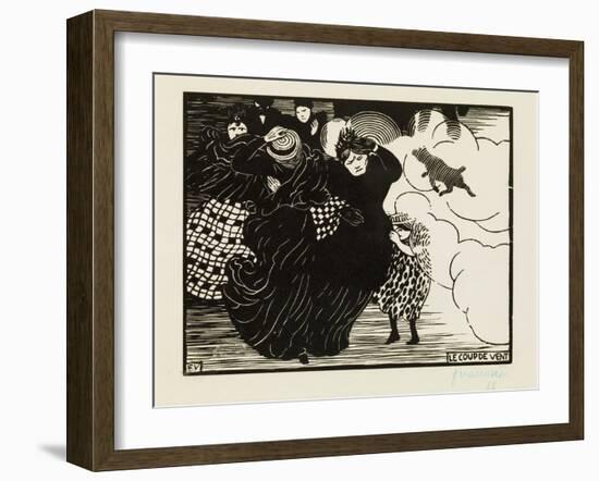 The Gale, 1894-Félix Vallotton-Framed Giclee Print