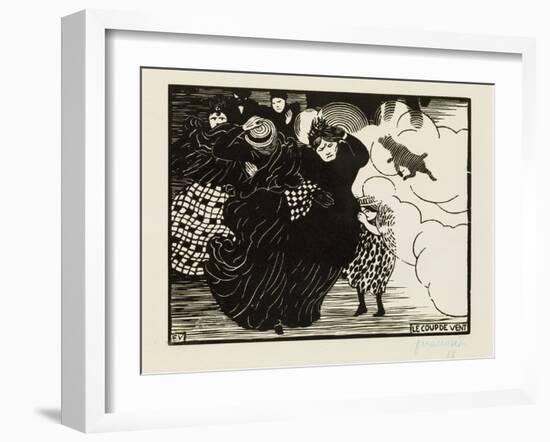 The Gale, 1894-Félix Vallotton-Framed Giclee Print