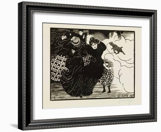 The Gale, 1894-Félix Vallotton-Framed Giclee Print