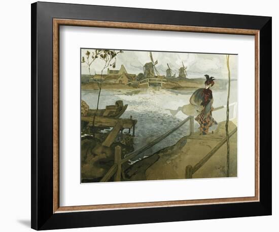 The Gale; Le Coup De Vent-Georges de Feure-Framed Giclee Print