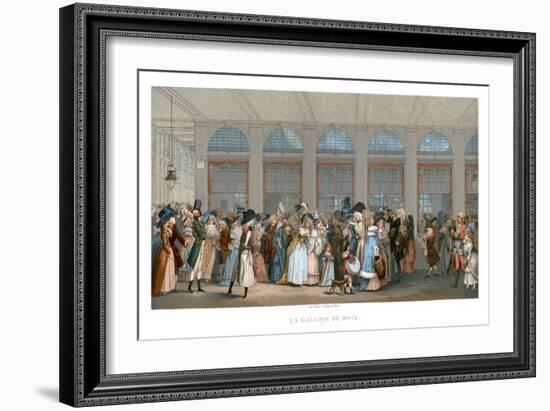 The Galerie De Bois, Paris, 1787-Urrabieta-Framed Giclee Print