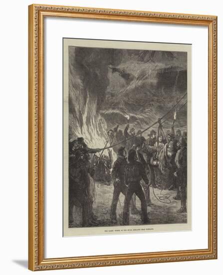The Gales, Wreck of the Royal Adelaide Near Portland-null-Framed Giclee Print