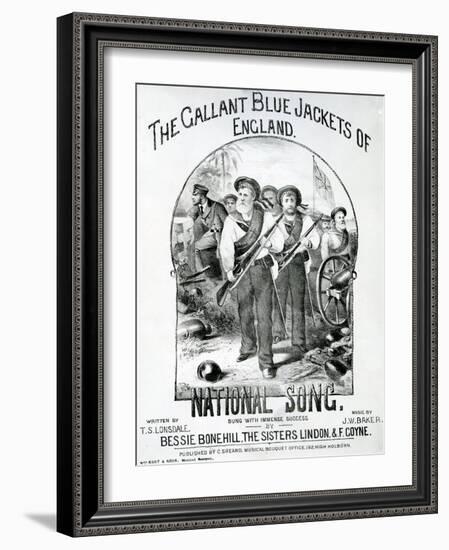 The Gallant Blue Jackets of England-null-Framed Giclee Print