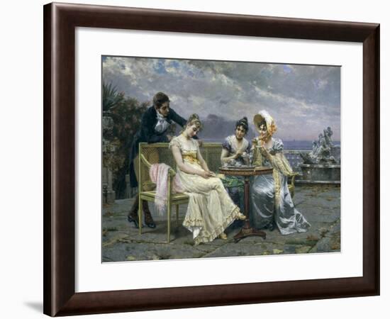 The Gallant Conversation, 1894-null-Framed Giclee Print