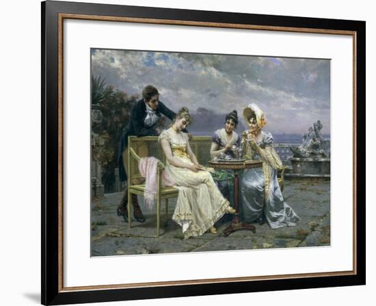 The Gallant Conversation, 1894-null-Framed Giclee Print