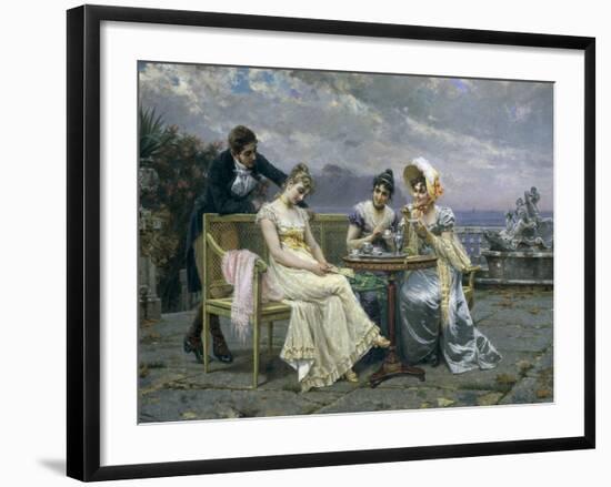 The Gallant Conversation, 1894-null-Framed Giclee Print