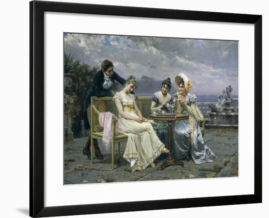 The Gallant Conversation, 1894-null-Framed Giclee Print