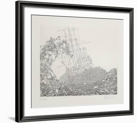 The Galleons Suite - Bateau et Ossements-Rauch Hans Georg-Framed Limited Edition