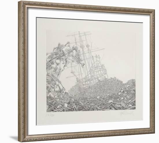 The Galleons Suite - Bateau et Ossements-Rauch Hans Georg-Framed Limited Edition