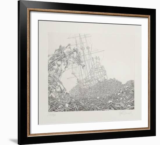 The Galleons Suite - Bateau et Ossements-Rauch Hans Georg-Framed Limited Edition