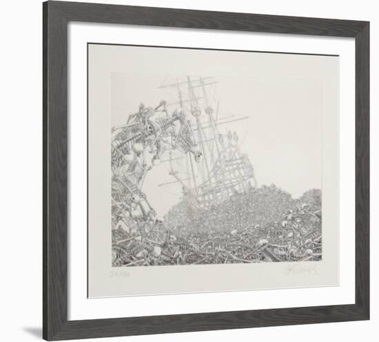 The Galleons Suite - Bateau et Ossements-Rauch Hans Georg-Framed Limited Edition