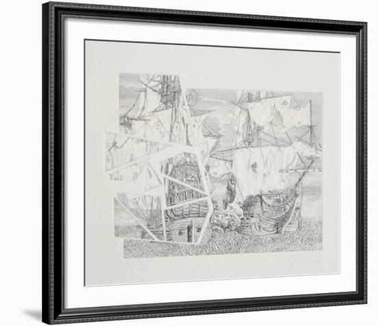 The Galleons Suite - Le Batialle-Rauch Hans Georg-Framed Limited Edition