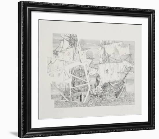 The Galleons Suite - Le Batialle-Rauch Hans Georg-Framed Limited Edition