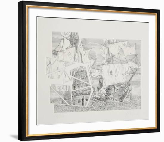 The Galleons Suite - Le Batialle-Rauch Hans Georg-Framed Limited Edition
