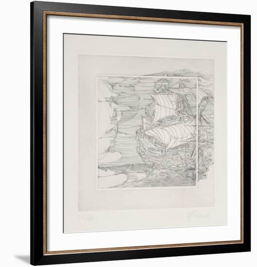 The Galleons Suite - Untitled #2-Rauch Hans Georg-Framed Limited Edition