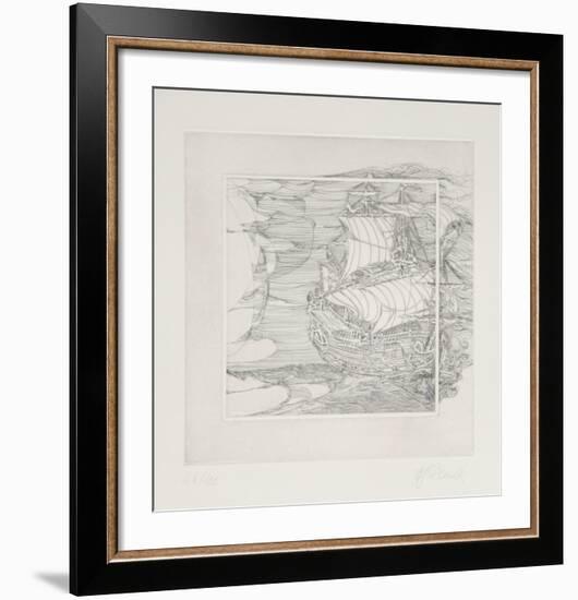 The Galleons Suite - Untitled #2-Rauch Hans Georg-Framed Limited Edition