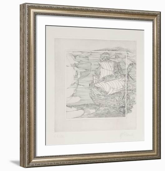 The Galleons Suite - Untitled #2-Rauch Hans Georg-Framed Limited Edition