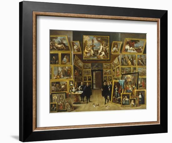 The Gallery of Archduke Leopold Wilhelm-David Teniers the Younger-Framed Giclee Print