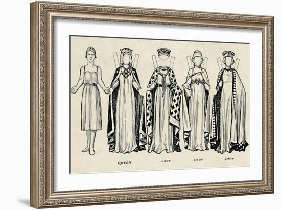 'The Gallery of British Costume: How The English Dressed in King John's Time', c1934-Unknown-Framed Giclee Print