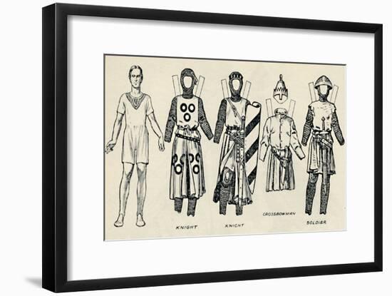 'The Gallery of British Costume: How The English Dressed in King John's Time', c1934-Unknown-Framed Giclee Print