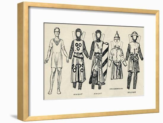 'The Gallery of British Costume: How The English Dressed in King John's Time', c1934-Unknown-Framed Giclee Print