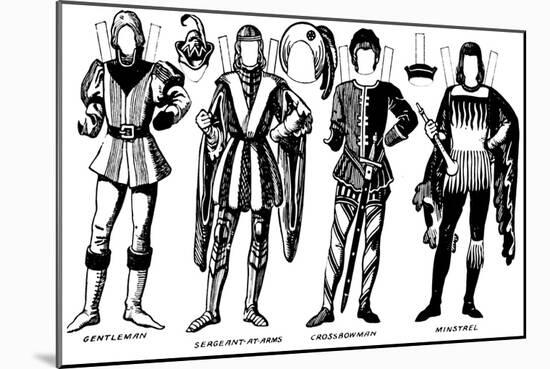 'The Gallery of British Costume: The Dresses Worn In Richard III's Reign', c1934-Unknown-Mounted Giclee Print