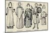 'The Gallery of British Costume: What Men and Women Wore In Henry III's Time', c1934-Unknown-Mounted Giclee Print