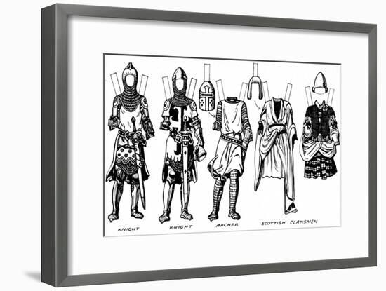 'The Gallery of Costume: In the Days of the Second and Third Edwards', c1934-Unknown-Framed Giclee Print