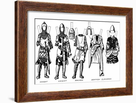 'The Gallery of Costume: In the Days of the Second and Third Edwards', c1934-Unknown-Framed Giclee Print