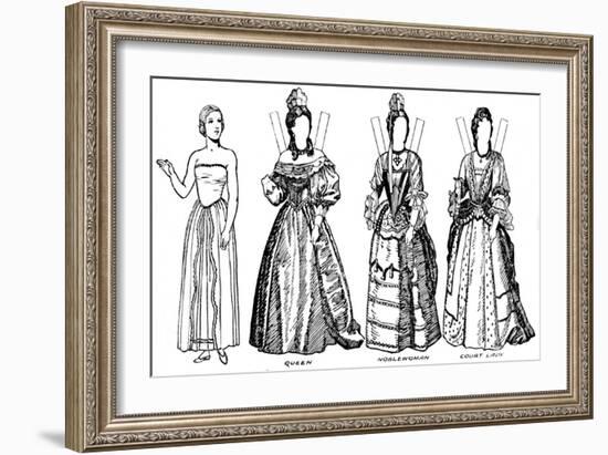 'The Gallery of English Costume: Some of the Dresses Worn in William III's Time', c1934-Unknown-Framed Giclee Print