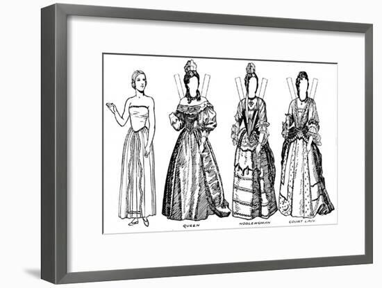 'The Gallery of English Costume: Some of the Dresses Worn in William III's Time', c1934-Unknown-Framed Giclee Print