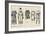 'The Gallery of Historic Costume: The Dresses Worn in the Days of Richard I', c1934-Unknown-Framed Giclee Print