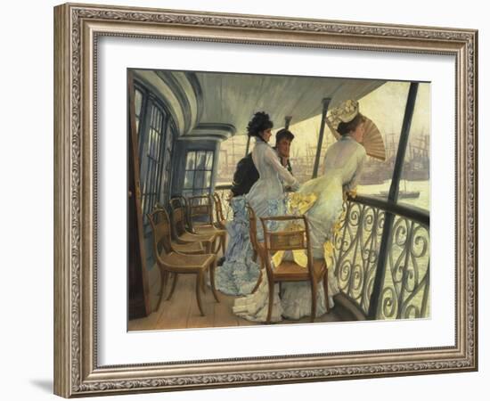 The Gallery of Hms Calcutta (Portsmouth)-James Tissot-Framed Giclee Print