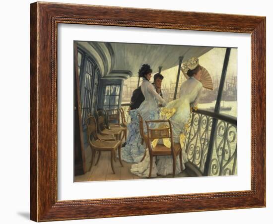 The Gallery of Hms Calcutta (Portsmouth)-James Tissot-Framed Giclee Print