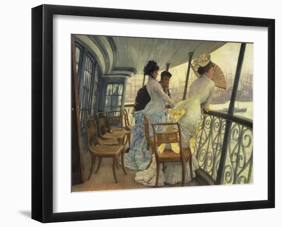 The Gallery of Hms Calcutta (Portsmouth)-James Tissot-Framed Giclee Print