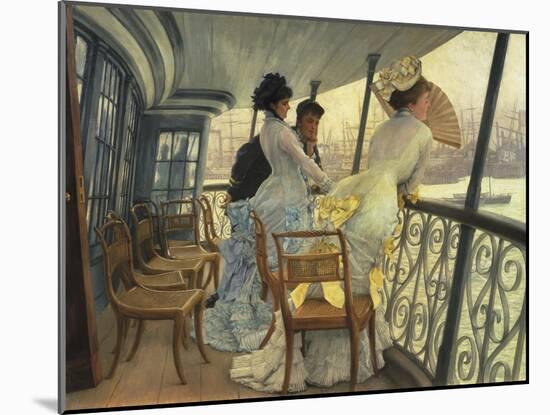 The Gallery of Hms Calcutta (Portsmouth)-James Tissot-Mounted Giclee Print
