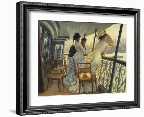 The Gallery of Hms Calcutta (Portsmouth)-James Tissot-Framed Giclee Print