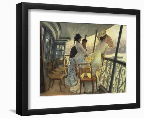 The Gallery of Hms Calcutta (Portsmouth)-James Tissot-Framed Giclee Print