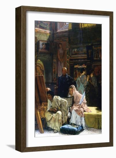 The Gallery-Sir Lawrence Alma-Tadema-Framed Art Print