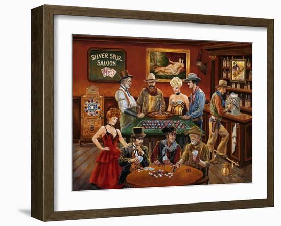 The Gambler’s-Lee Dubin-Framed Giclee Print