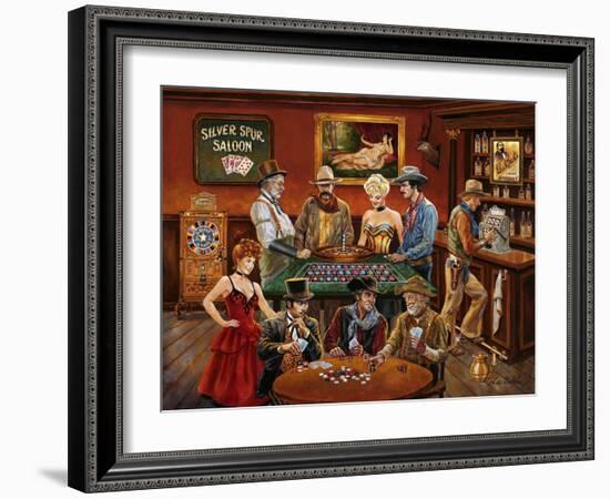 The Gambler’s-Lee Dubin-Framed Giclee Print