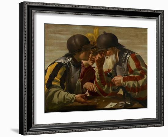 The Gamblers, 1623-Hendrick Ter Brugghen-Framed Giclee Print