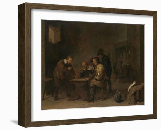 The Gamblers, C.1640-David the Younger Teniers-Framed Giclee Print