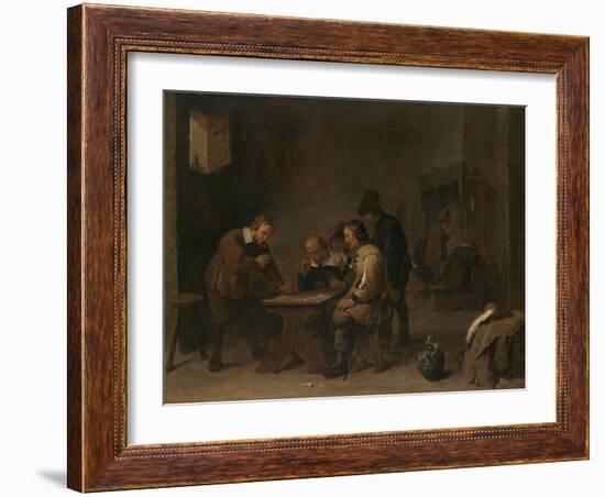 The Gamblers, C.1640-David the Younger Teniers-Framed Giclee Print
