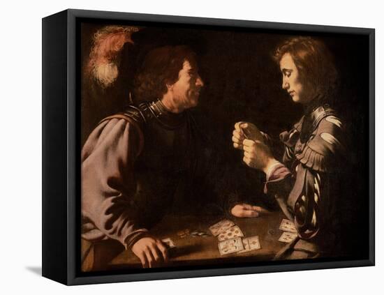 The Gamblers-Caravaggio-Framed Premier Image Canvas