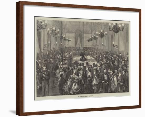 The Gambling Table at Hombourg-null-Framed Giclee Print