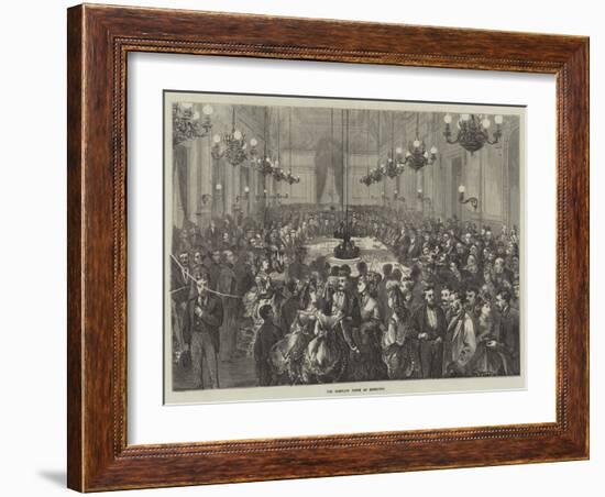 The Gambling Table at Hombourg-null-Framed Giclee Print