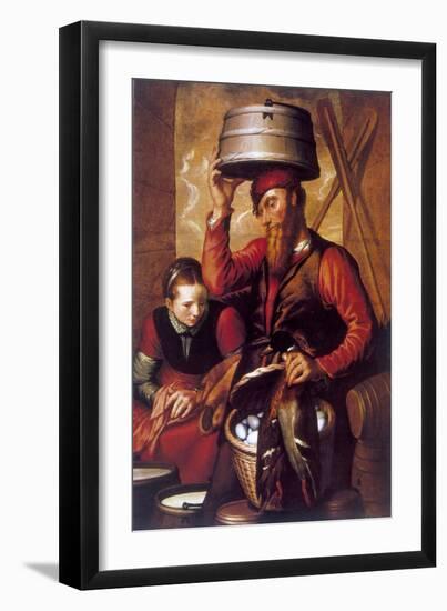 The Game Dealer, 16th Century-Pieter Aertsen-Framed Giclee Print