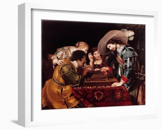 The Game of Backgammon-Cornelis de Vos-Framed Giclee Print